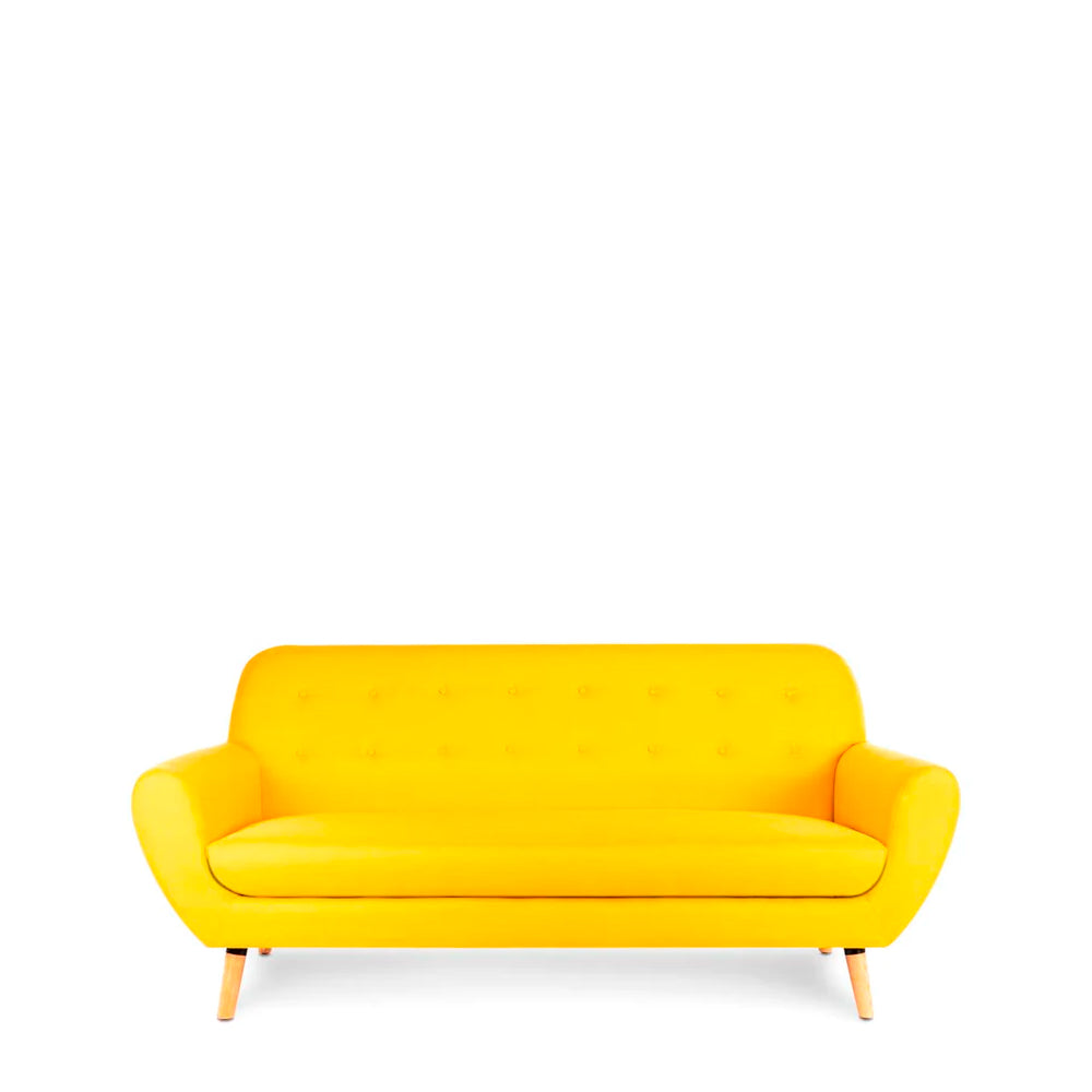 Sofá de 3 plazas amarillo - Tugow