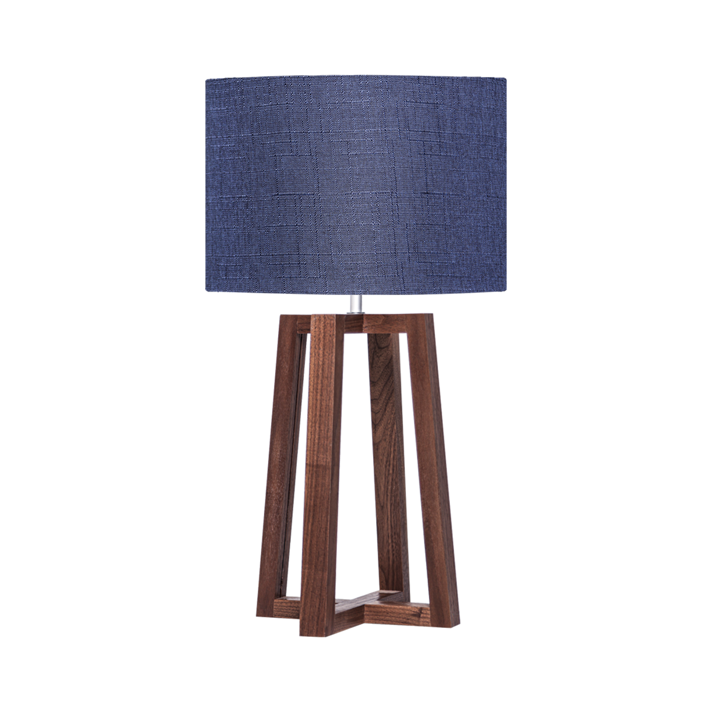 Lámpara de mesa Raquel - Nogal y Azul Marino - Tugow
