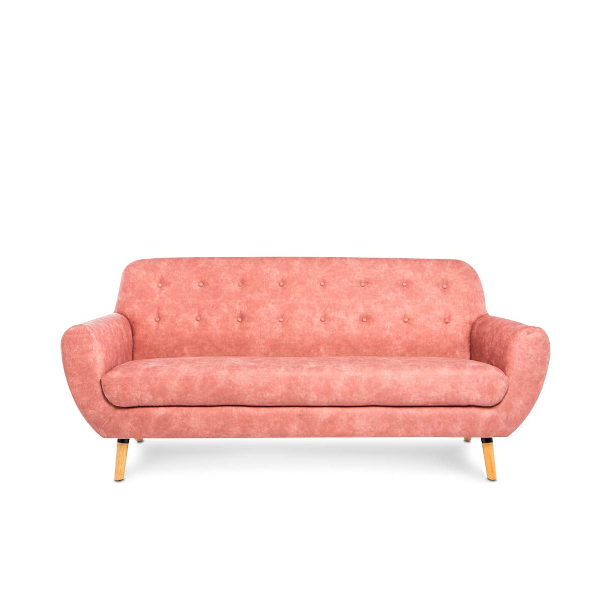 Sofá de 3 plazas rosa - Tu Gow
