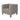 Sillón Tova - Tela Tipo Piel Gris Plata