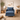 Sillón con taburete Celine - Azul Marino - Tugow