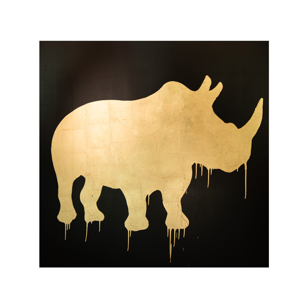 Cuadro Rhino Oro - Tugow