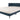 Cama King Size Urban - Tela Bouclé Color Azul Oscuro - Tugow
