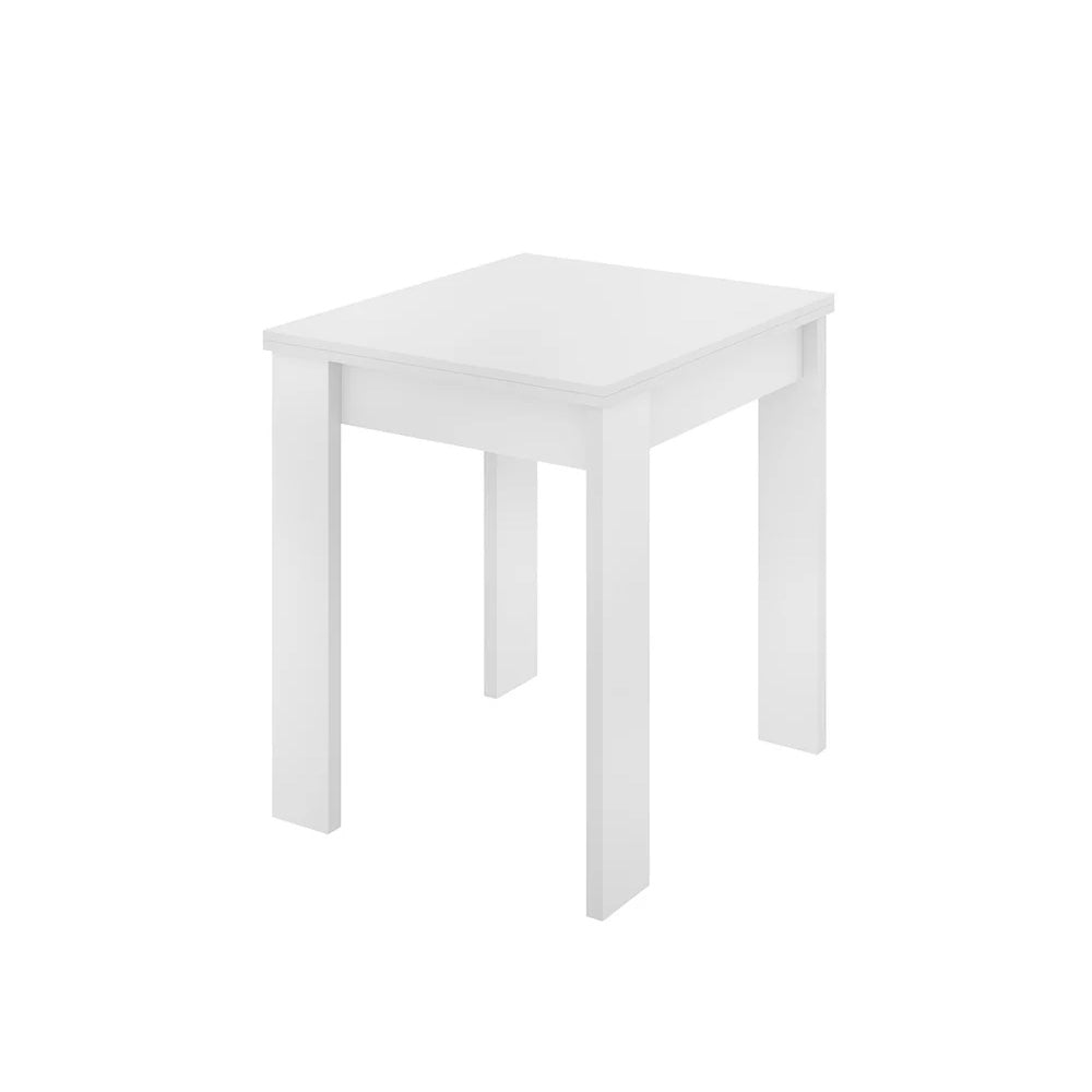 Mesa auxiliar extensible Bok - Blanco