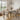 Comedor Zenko con 4 Sillas Bokira - Gris y Beige