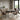 Comedor Zenko con 4 Sillas Eira - Gris y Beige
