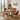 Comedor Duna Con 4 Sillas Juniper - Natural y Shedron
