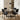 Comedor Bokira Con 4 Sillas Hokiba - Beige y Negro