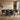 Comedor Umbra Con 6 Sillas Ebba - Negro y Gris