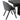 Comedor Umbra Con 6 Sillas Ebba - Negro y Gris