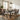 Comedor Hokiba con 6 Sillas Bokira - Negro y Beige