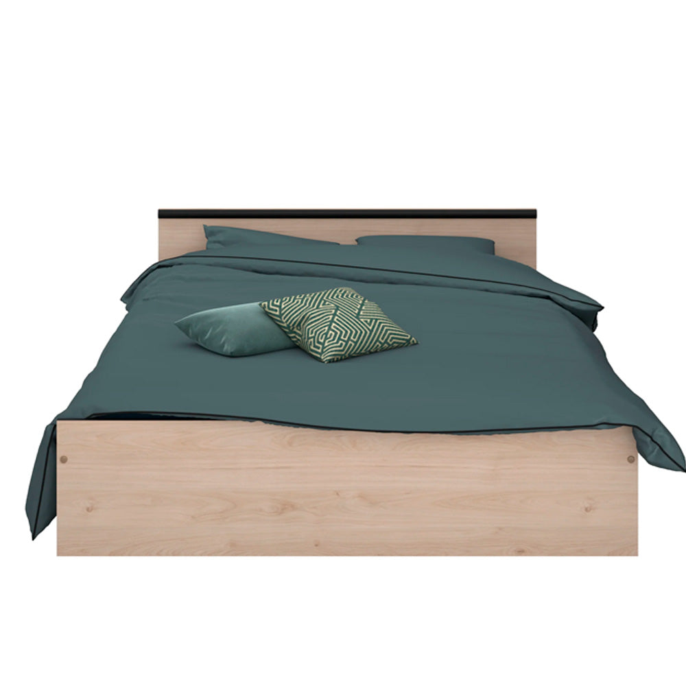 Cama matrimonial Berry- Roble