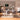 Mesa de comedor extensible Hiva - Color Madera y Gris Claro - Tugow
