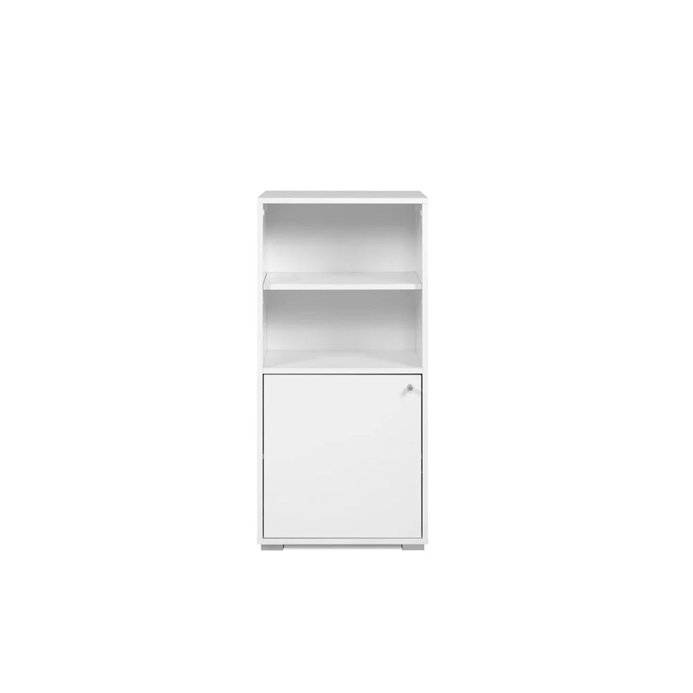 Aparador modular de repisa y puerta Flex - Blanco