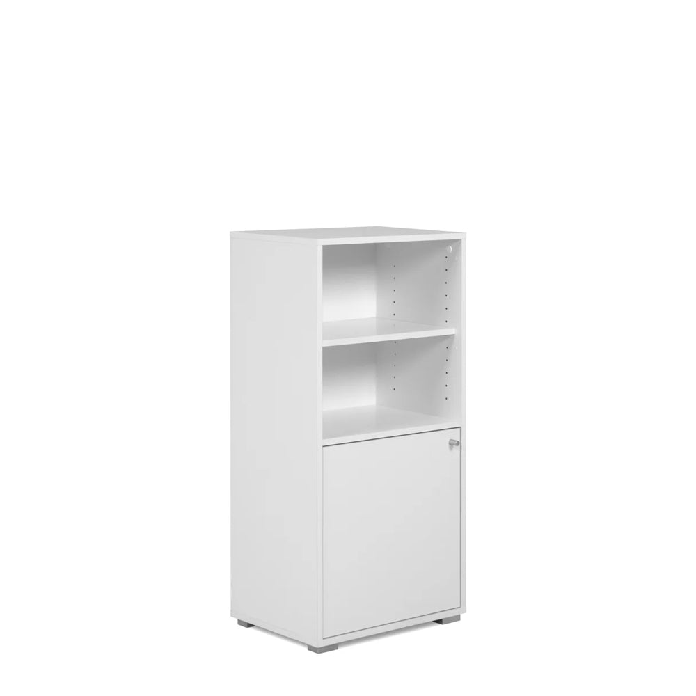 Aparador modular de repisa y puerta Flex - Blanco