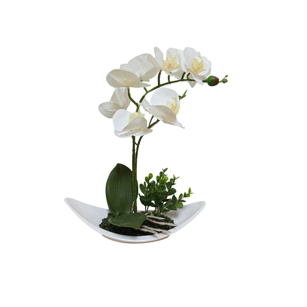 Flor Artificial Leif - Blanco