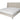 Cama King Size Hamley - Tela Chenille Color Marfil - Tugow