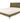 Cama Queen Size Hamley - Tela Chenille Color Olivo - Tugow