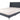 Cama Queen Size Hamley - Tela Bitonal Color Azul - Tugow