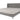 Cama King Size Hamley - Tela Chenille Color Gris Oxford - Tugow