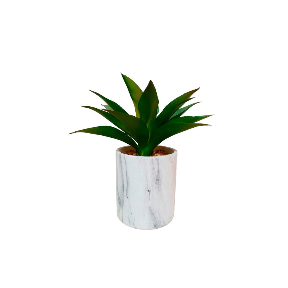 Planta Artificial Jaxon - Verde y Blanco