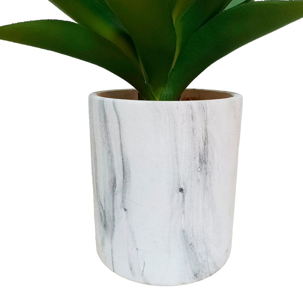 Planta Artificial Jaxon - Verde y Blanco