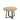 Mesa de Comedor Redonda Duna - Color madera y Negro - Tugow