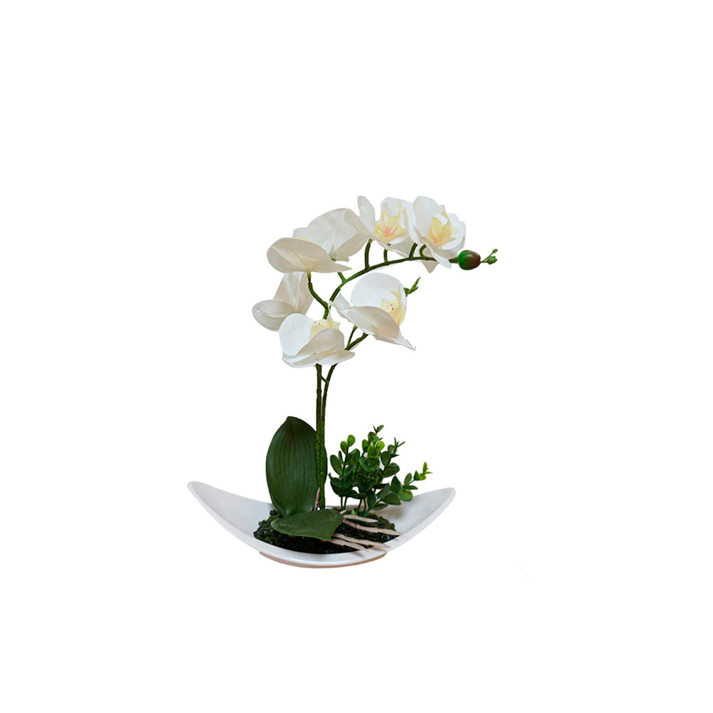 Flor Artificial Leif - Blanco