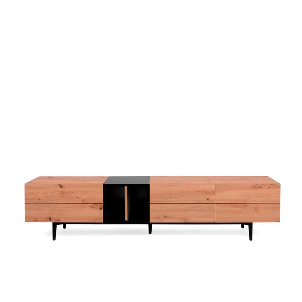 Mueble para tv Lexington - Color Madera y Negro