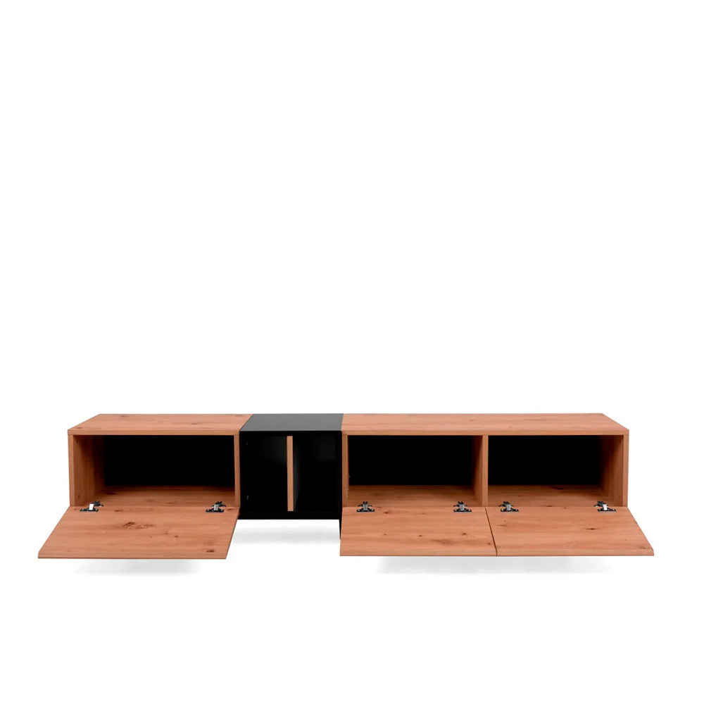 Mueble para tv Lexington - Color Madera y Negro