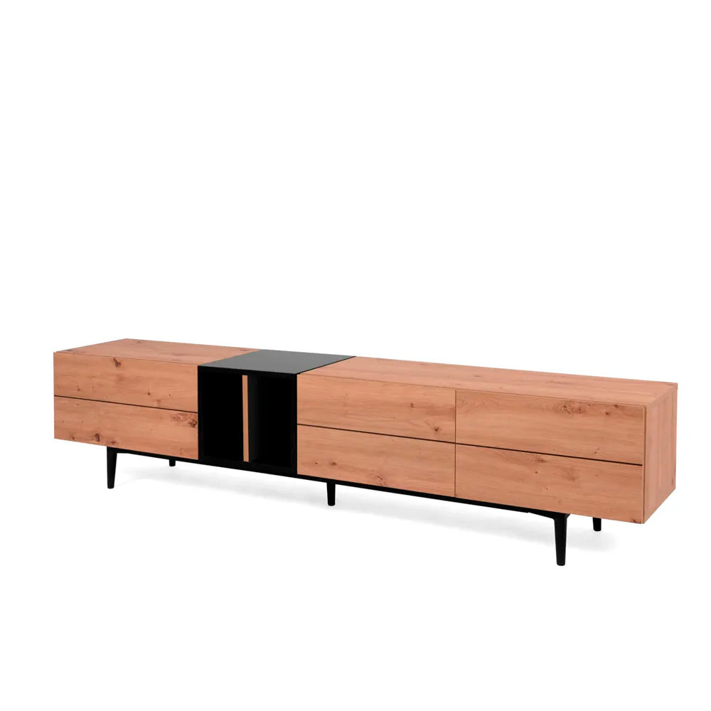 Mueble para tv Lexington - Color Madera y Negro