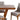 Comedor Varencon 4 sillas Belmont - Parota y Gris - Tugow