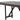 Mesa de Comedor para 6 Personas Eira - Color Negro y Nogal - Tugow