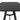 Mesa de comedor para 8 personas Vikko - Negro - Tugow