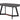 Comedor Vikko con 6 sillas Ebba - Negro y Beige - Tugow