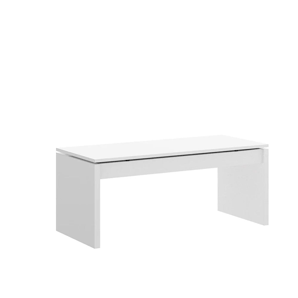 Mesa de centro elevable Suyen - Color Blanco Brillante