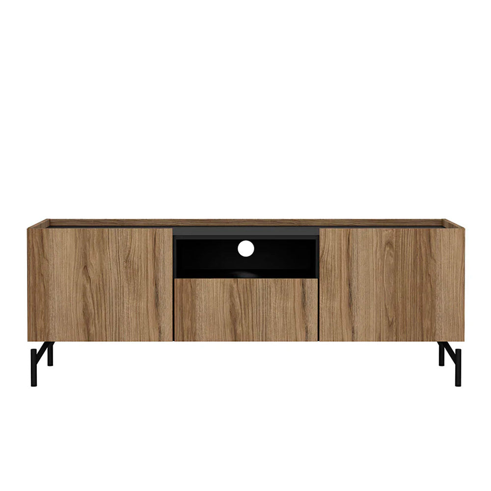 Mueble para TV Bergen- Roble y Negro