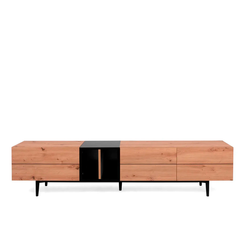 Mueble para tv Lexington - Color Madera y Negro