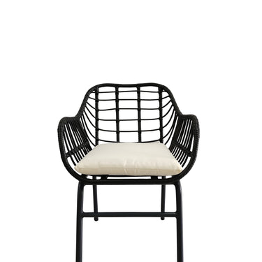 Silla de exterior Millor - Negro - Tugow