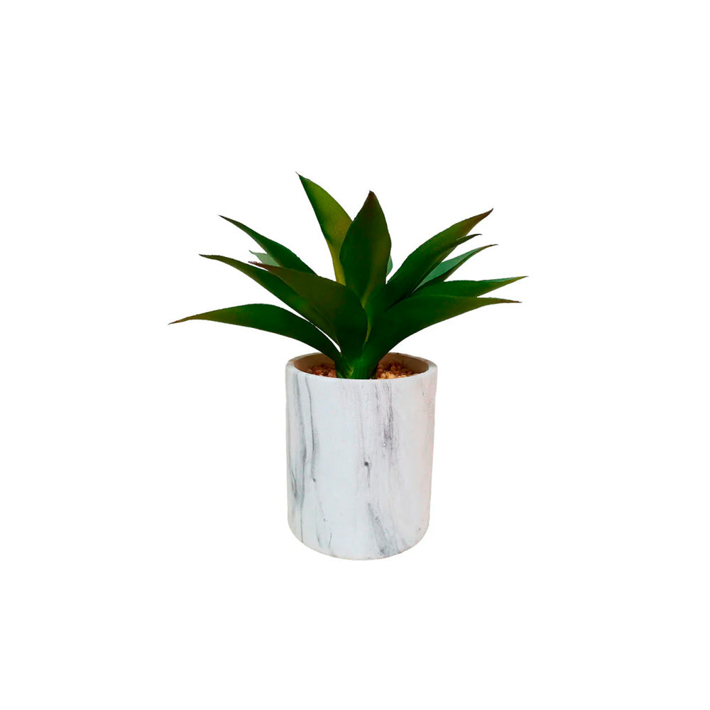 Planta Artificial Jaxon - Verde y Blanco