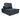 Set Sillones de 1 y 2 plazas Mood - Gris Obscuro - Tugow