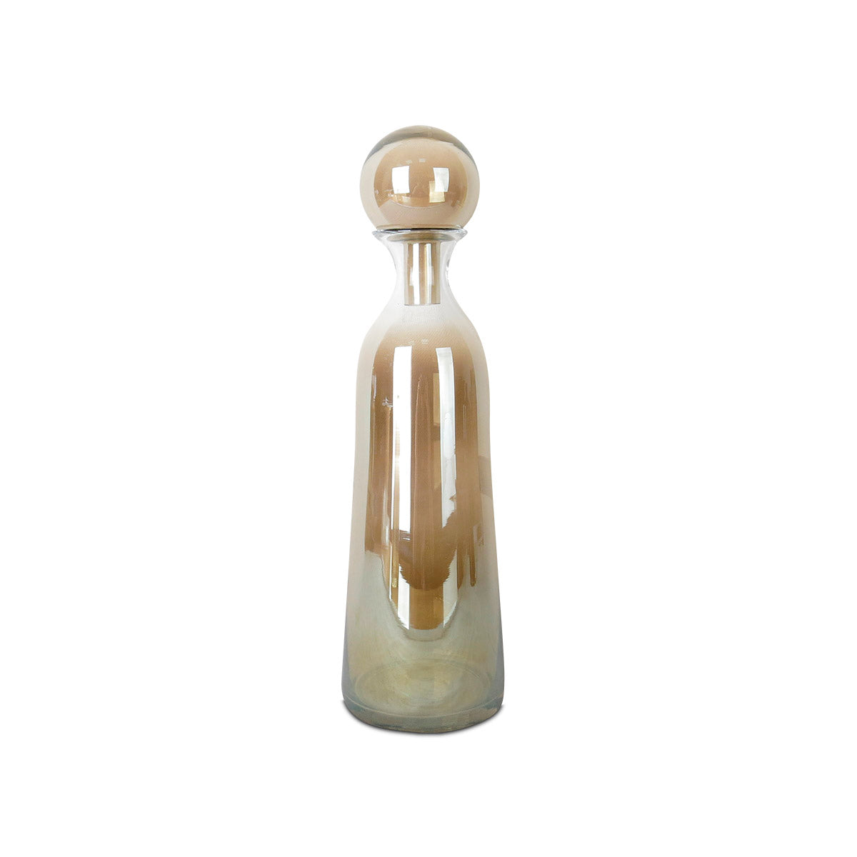 Botella decorativa grande Lubeck - Ámbar - Tu Gow