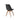Comedor Ofelia con 4 sillas Helsinki - Color Madera y Negro - Tugow