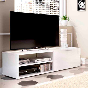 Mueble para tv Alfa - Blanco - Tu Gow
