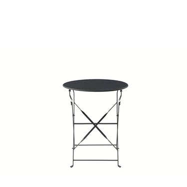 Juego de mesa con 2 sillas para exterior Paris - Negro - Tu Gow