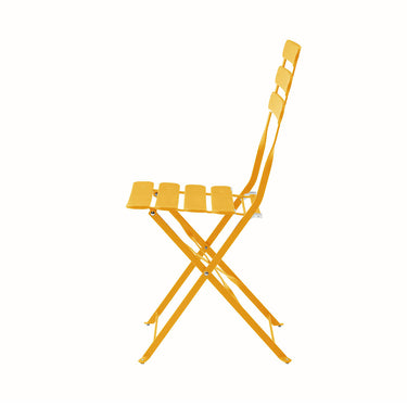 Juego de mesa con 2 sillas para exterior Paris - Miel - Tu Gow