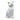 Gato siamés geométrico blanco - Tu Gow