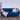 Sofá de 3 plazas terciopelo azul - Tu Gow