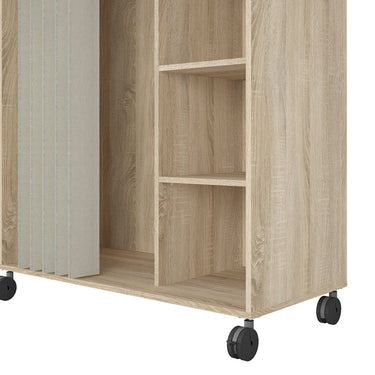 Closet roble con cortina - Tu Gow