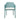 Set de 4 sillas de exterior Galdania - Azul turquesa - Tugow